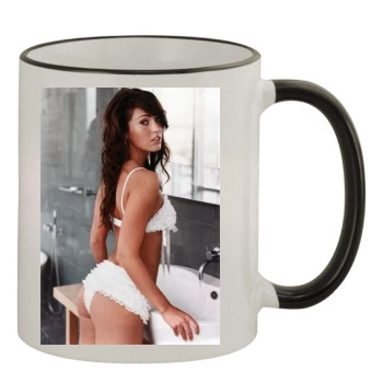 Megan Fox 11oz Colored Rim & Handle Mug