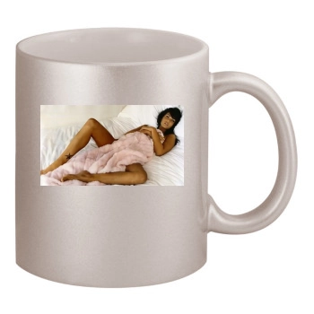 Megan Fox 11oz Metallic Silver Mug