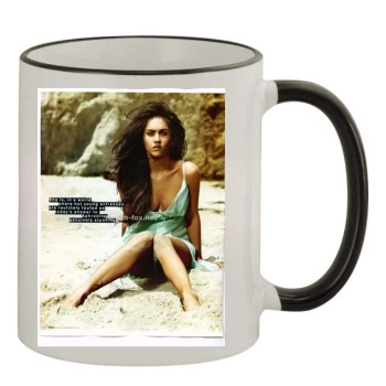 Megan Fox 11oz Colored Rim & Handle Mug