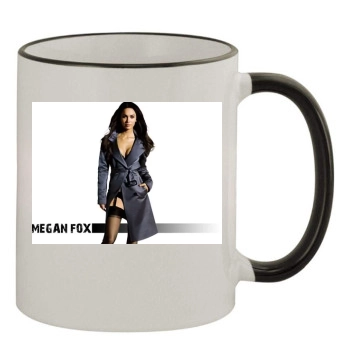 Megan Fox 11oz Colored Rim & Handle Mug