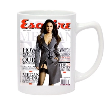 Megan Fox 14oz White Statesman Mug