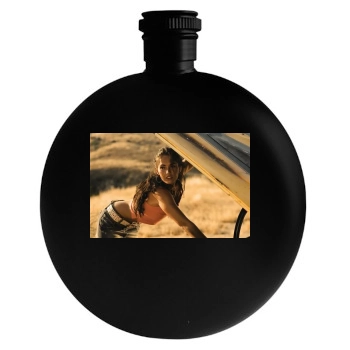 Megan Fox Round Flask