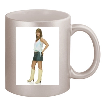 Megan Fox 11oz Metallic Silver Mug