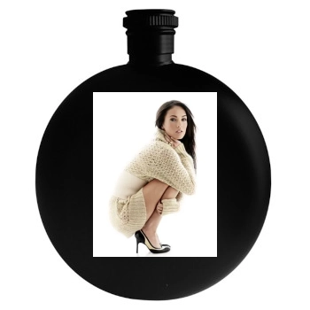 Megan Fox Round Flask