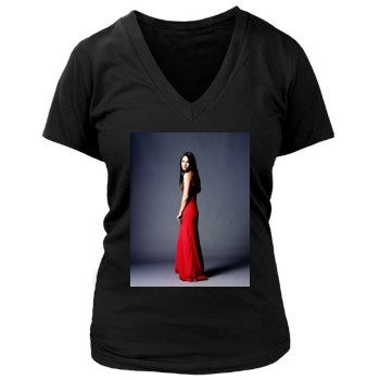 Megan Fox Women's Deep V-Neck TShirt