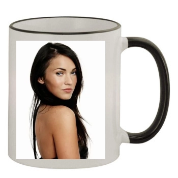 Megan Fox 11oz Colored Rim & Handle Mug