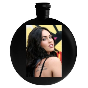 Megan Fox Round Flask