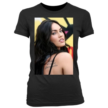 Megan Fox Women's Junior Cut Crewneck T-Shirt