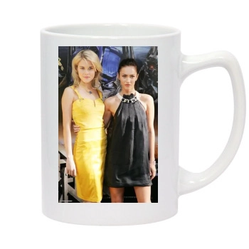 Megan Fox 14oz White Statesman Mug