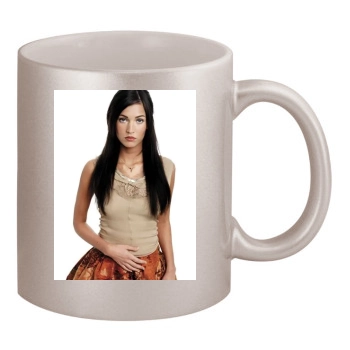 Megan Fox 11oz Metallic Silver Mug