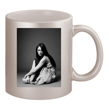 Megan Fox 11oz Metallic Silver Mug