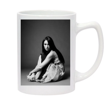 Megan Fox 14oz White Statesman Mug