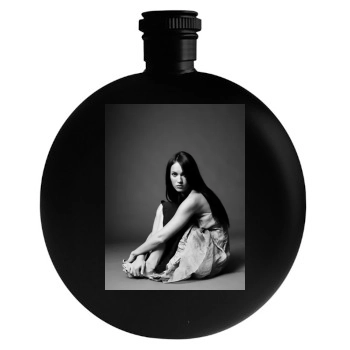 Megan Fox Round Flask