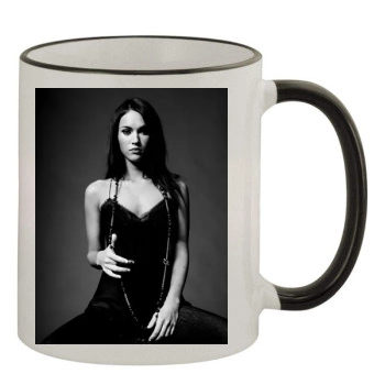 Megan Fox 11oz Colored Rim & Handle Mug