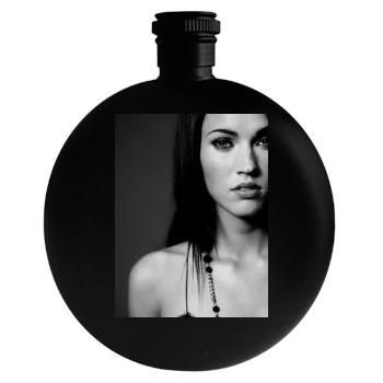 Megan Fox Round Flask