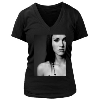 Megan Fox Women's Deep V-Neck TShirt