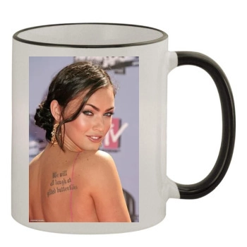 Megan Fox 11oz Colored Rim & Handle Mug