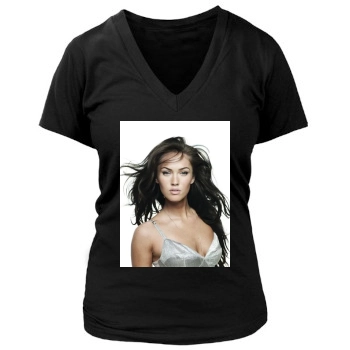 Megan Fox Women's Deep V-Neck TShirt