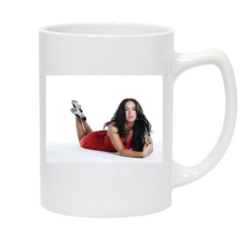 Megan Fox 14oz White Statesman Mug