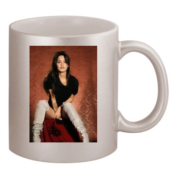 Megan Fox 11oz Metallic Silver Mug