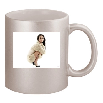 Megan Fox 11oz Metallic Silver Mug