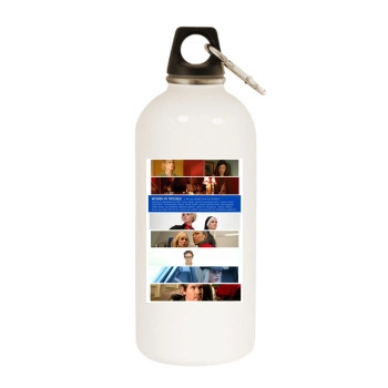 Women in Trouble (2009) White Water Bottle With Carabiner