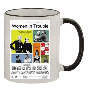 Women in Trouble (2009) 11oz Colored Rim & Handle Mug