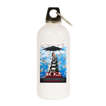 102 Dalmatians (2000) White Water Bottle With Carabiner