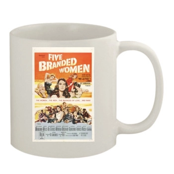 5 Branded Women (1960) 11oz White Mug
