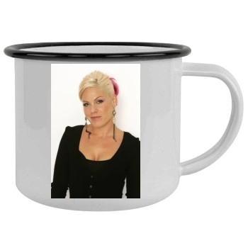 Pink Camping Mug