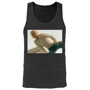 Pink Men's Tank Top