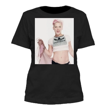 Pink Women's Cut T-Shirt