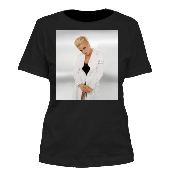 Pink Women's Cut T-Shirt