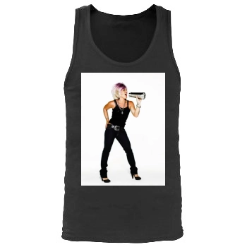 Pink Men's Tank Top