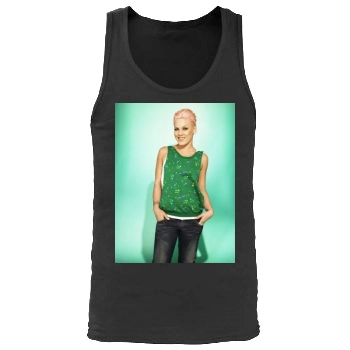 Pink Men's Tank Top