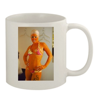 Pink 11oz White Mug