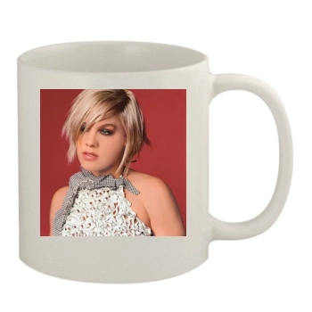 Pink 11oz White Mug