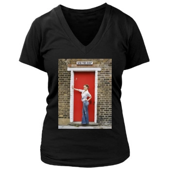 Rachel Stevens Women's Deep V-Neck TShirt