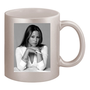 Rachel Stevens 11oz Metallic Silver Mug