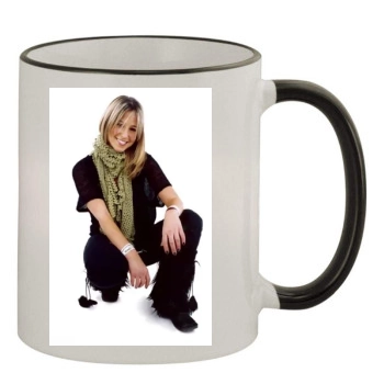 Rachel Stevens 11oz Colored Rim & Handle Mug