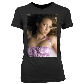 Rachel Stevens Women's Junior Cut Crewneck T-Shirt