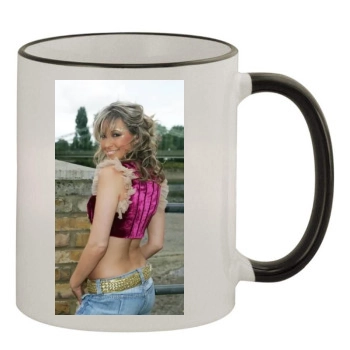 Rachel Stevens 11oz Colored Rim & Handle Mug