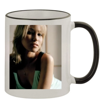 Rachel Stevens 11oz Colored Rim & Handle Mug