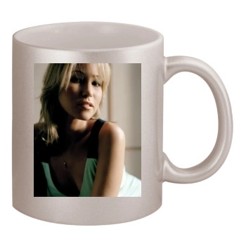 Rachel Stevens 11oz Metallic Silver Mug