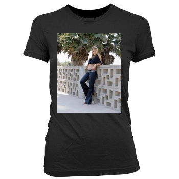 Rachel Stevens Women's Junior Cut Crewneck T-Shirt