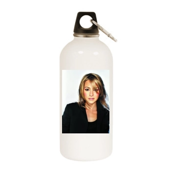 Rachel Stevens White Water Bottle With Carabiner