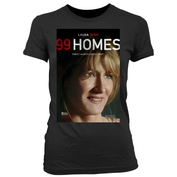 99 Homes (2015) Women's Junior Cut Crewneck T-Shirt