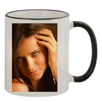 Adriana Lima 11oz Colored Rim & Handle Mug