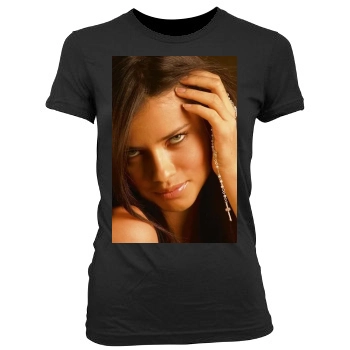 Adriana Lima Women's Junior Cut Crewneck T-Shirt