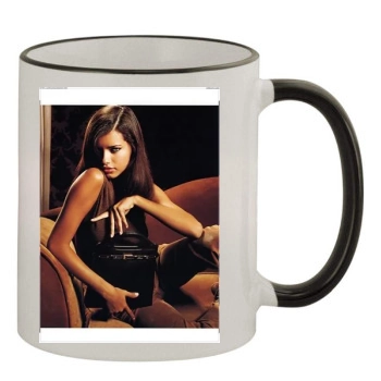 Adriana Lima 11oz Colored Rim & Handle Mug